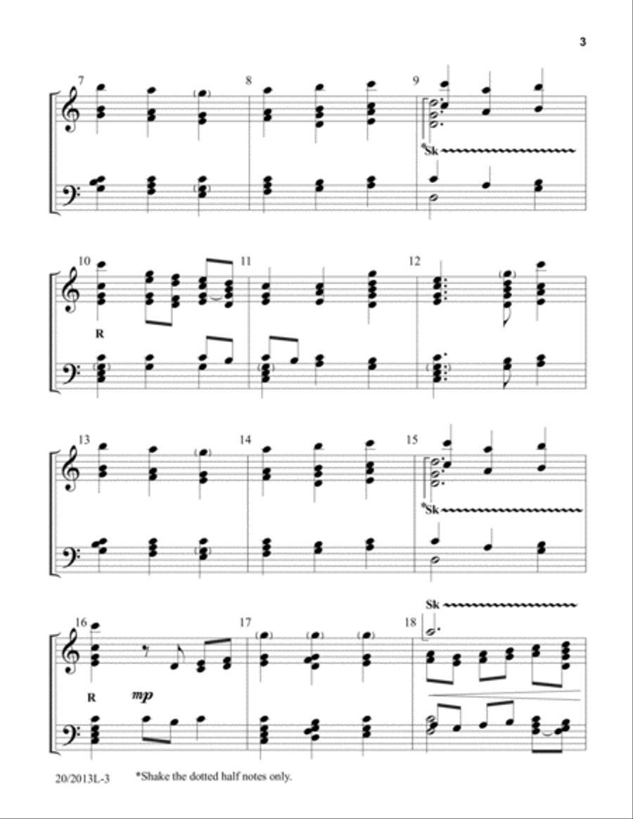 Praise and Thanksgiving Praise and Thanksgiving 3-Octaves scores gallery preview page 3