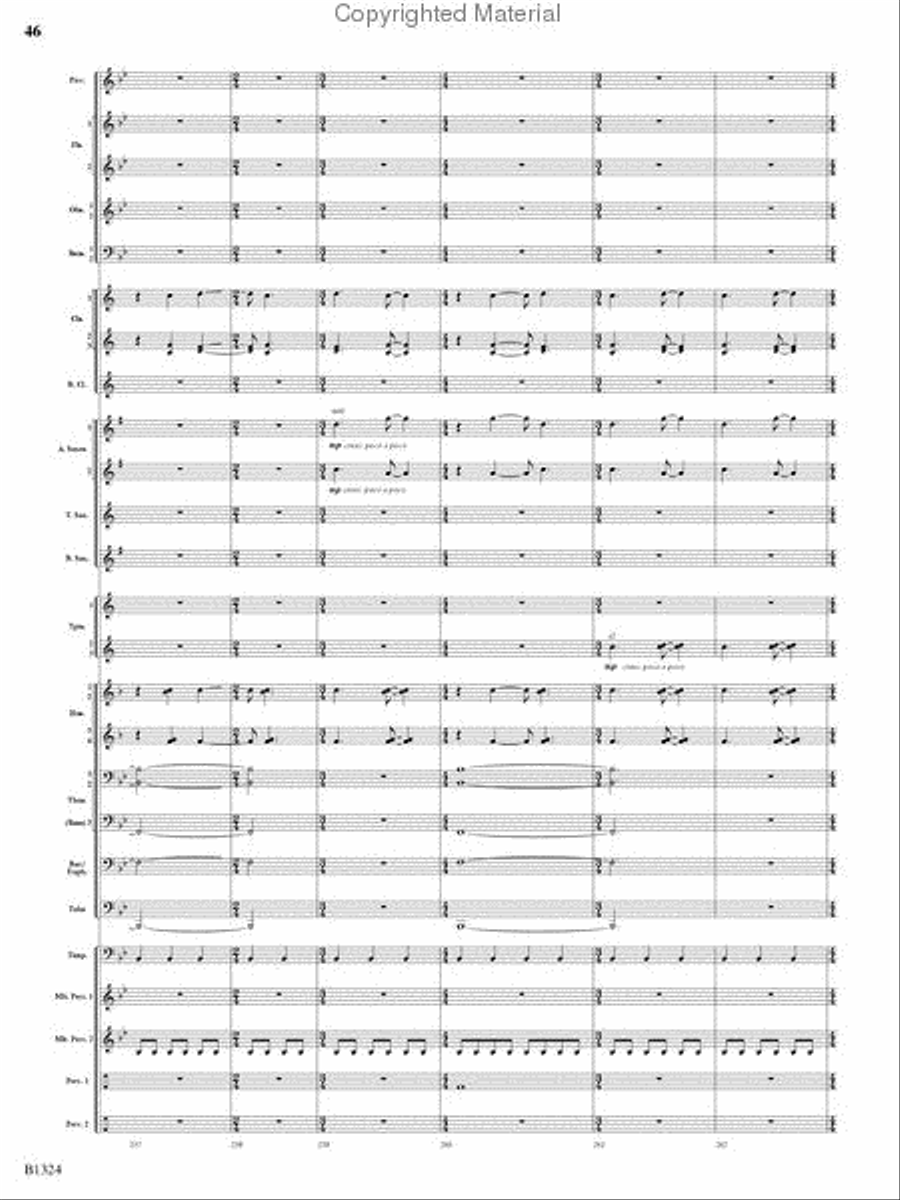 Fusion Concert Band scores gallery preview page 45