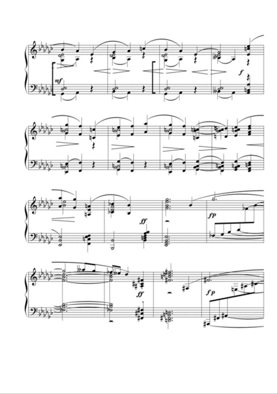 Allegro Appassionato Allegro Appassionato Piano Solo scores gallery preview page 2