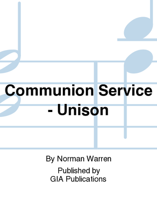 Communion Service - Unison