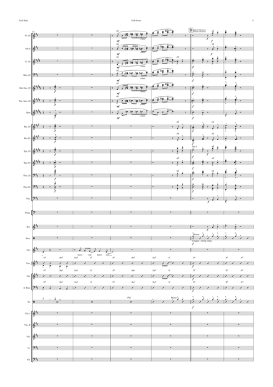 Cool Yule Full Orchestra scores gallery preview page 5