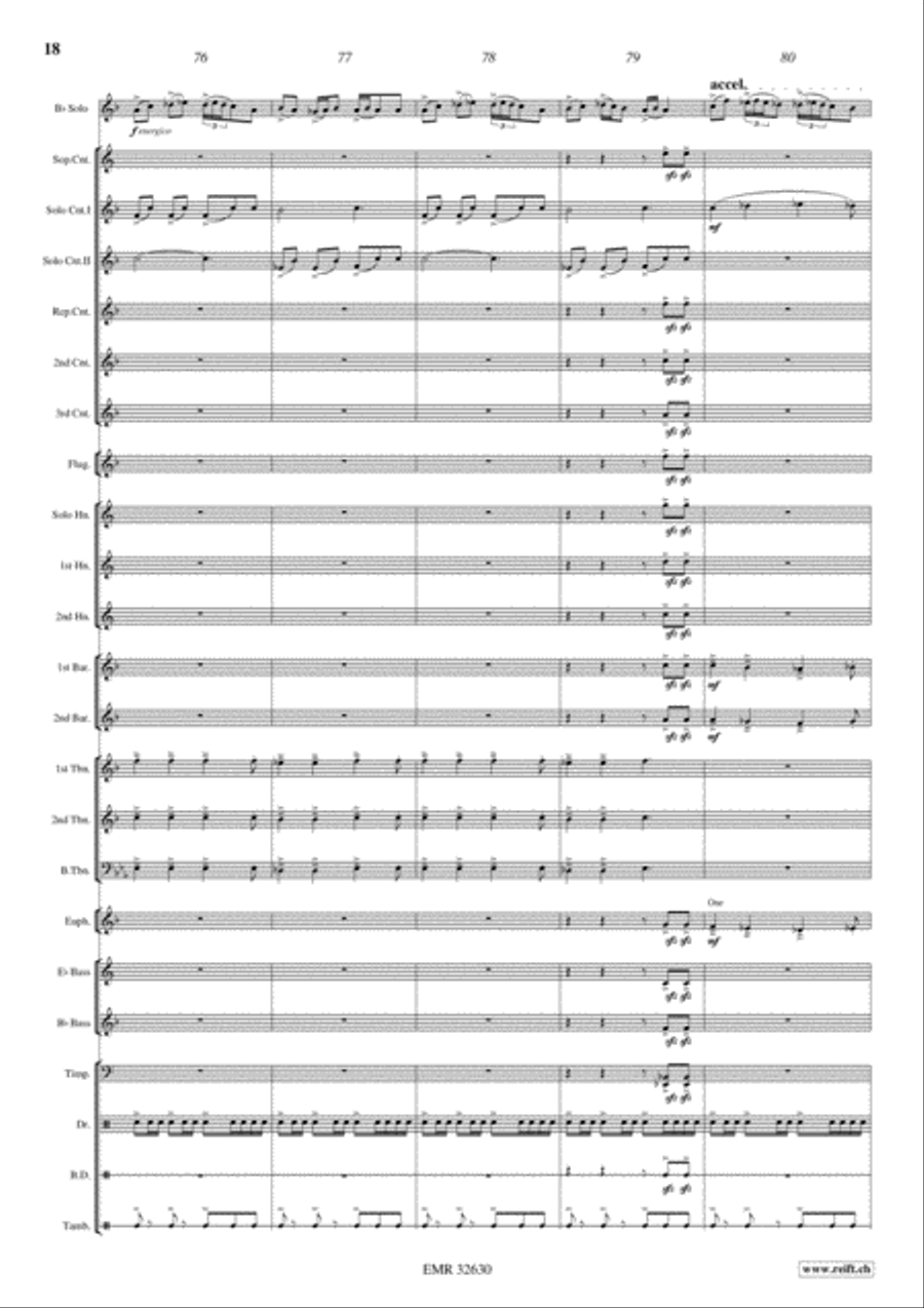 Bulgarian Festival Brass Band scores gallery preview page 19