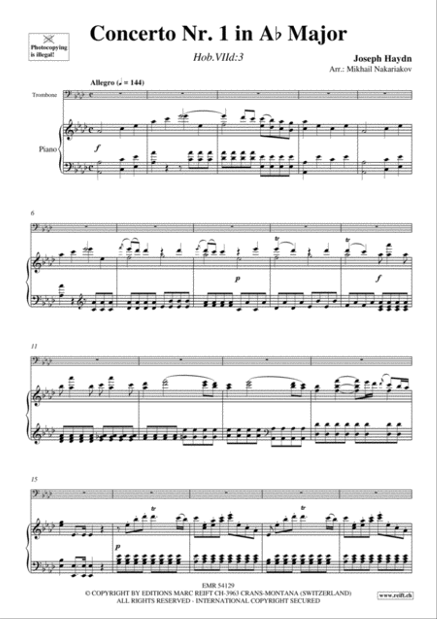 Concerto No. 1 Piano Accompaniment scores gallery preview page 4