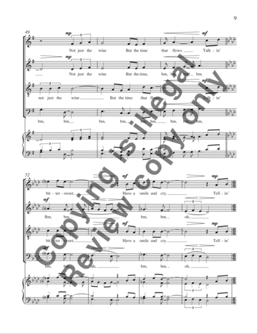 In vino veritas 4-Part scores gallery preview page 5