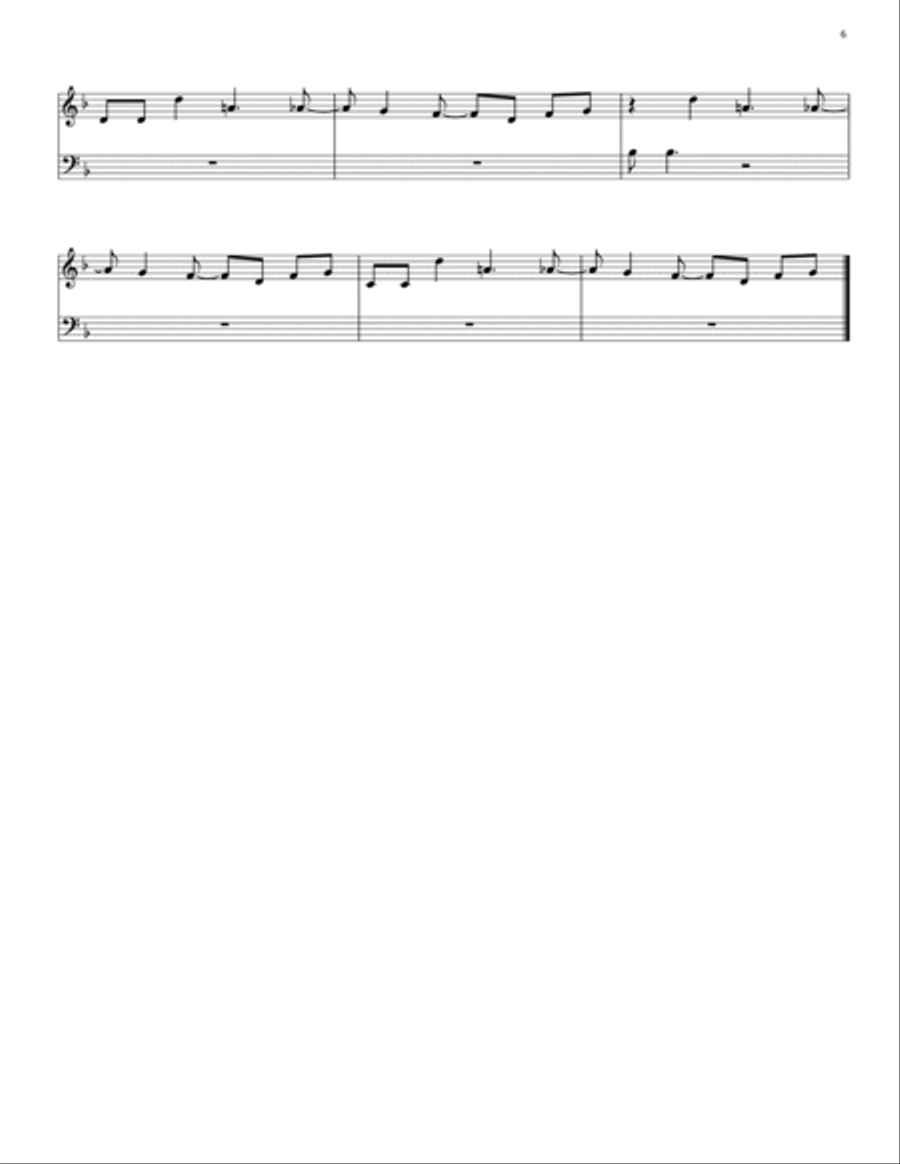 Megalovania Megalovania Part scores gallery preview page 6
