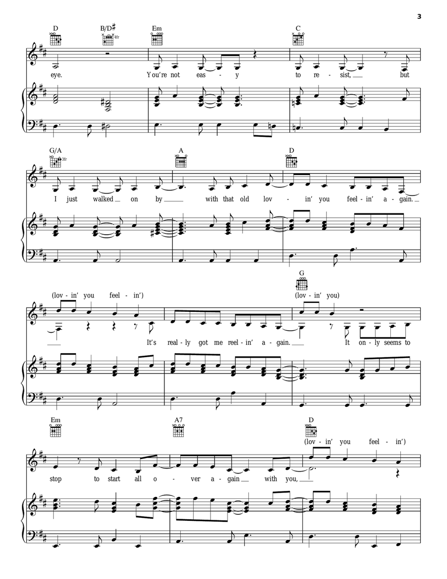 That Lovin' You Feelin' Again Piano, Vocal, Guitar scores gallery preview page 3