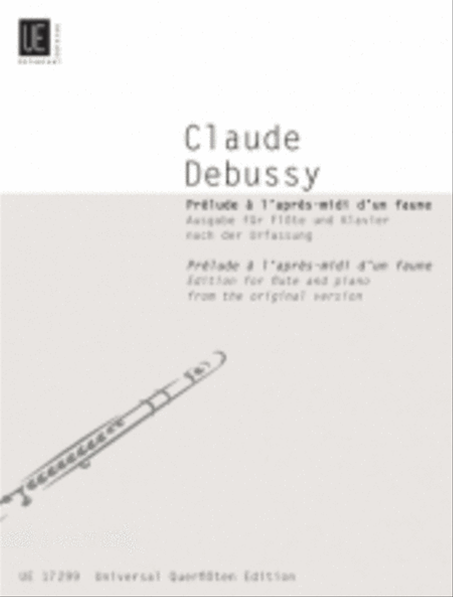 Debussy - Prelude On Afternoon Of A Faune Flute/Piano Flute Solo scores gallery preview page 1