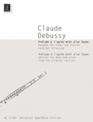 Book cover for Debussy - Prelude On Afternoon Of A Faune Flute/Piano