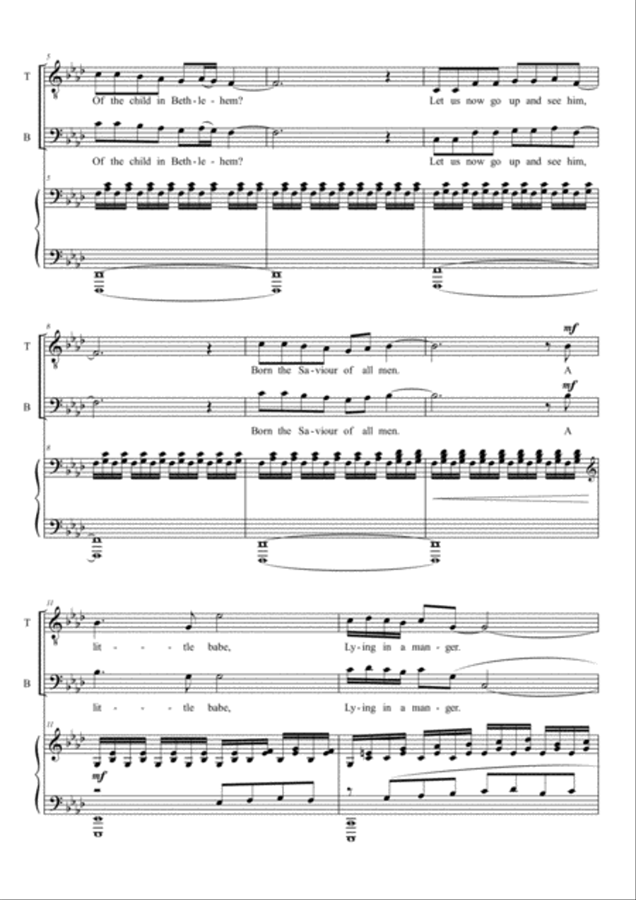 Song of the Shepherds 4-Part scores gallery preview page 4