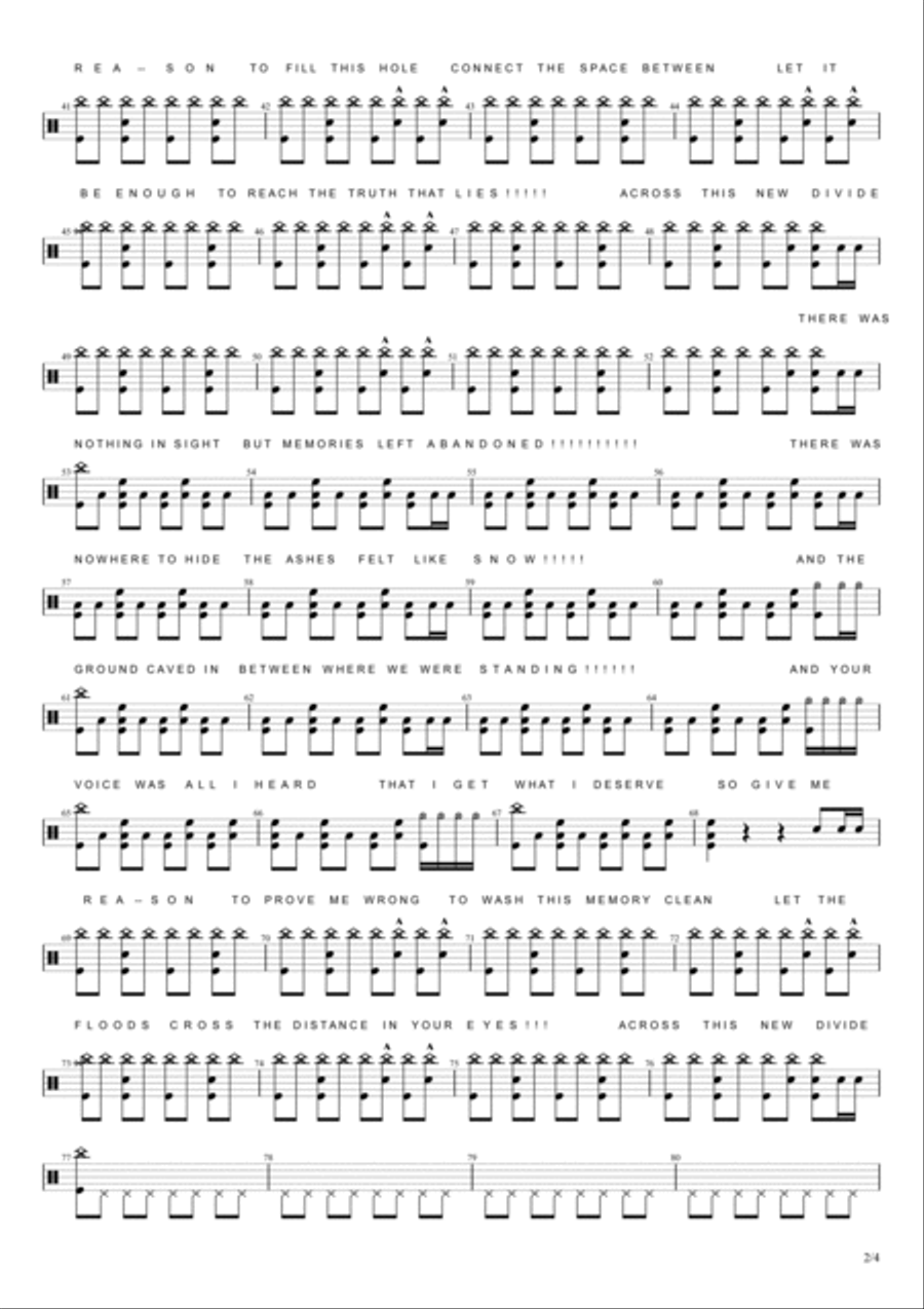 New Divide Drum Set scores gallery preview page 2