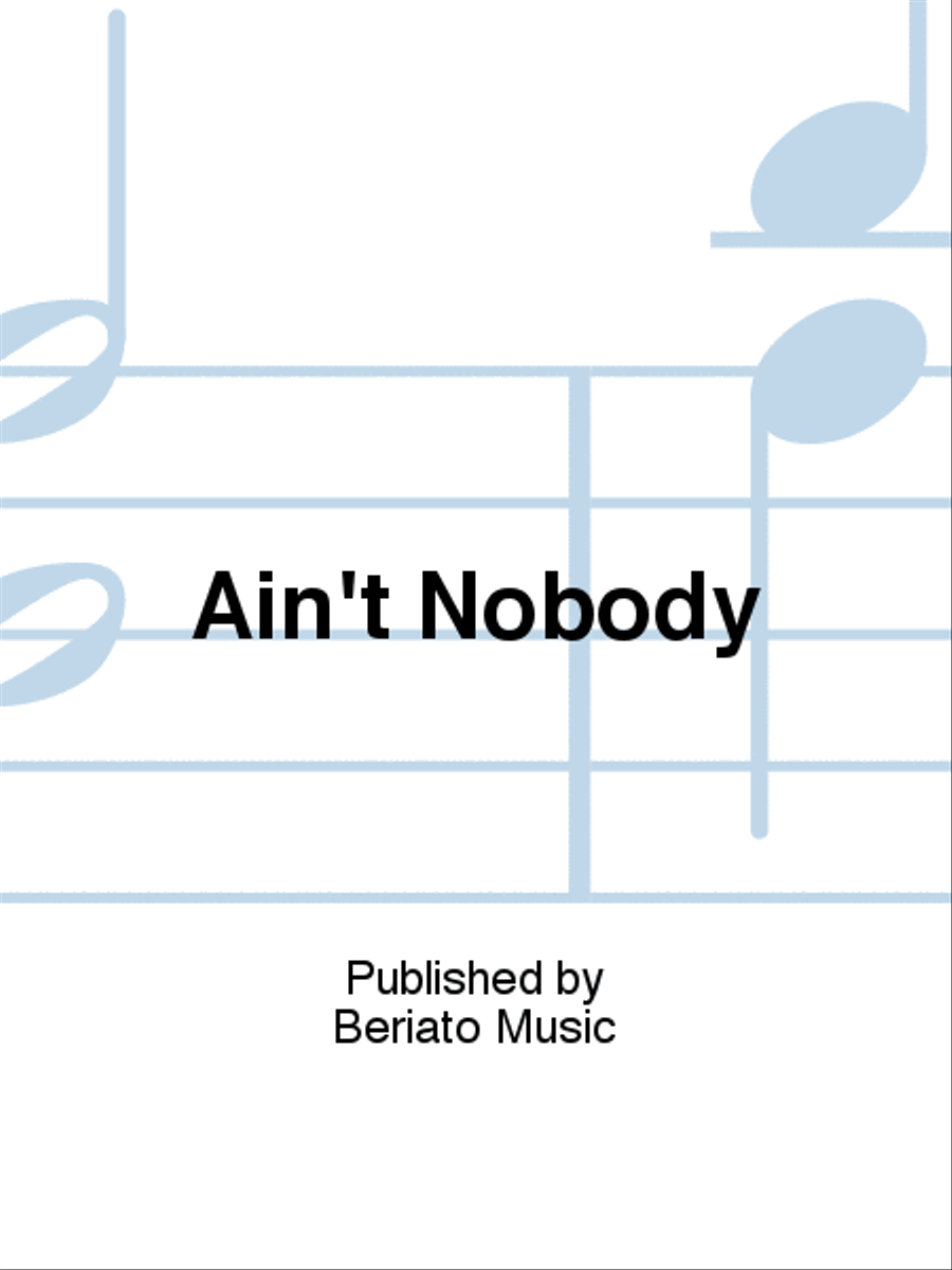 Ain't Nobody Piano, Vocal, Guitar scores gallery preview page 1