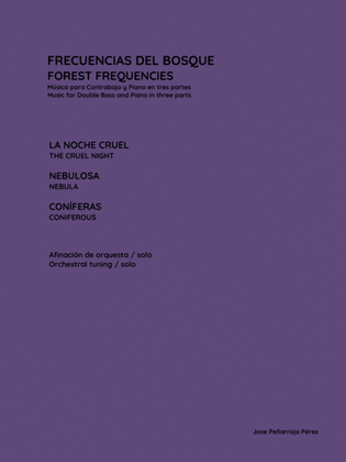 Book cover for Coniferous / from Forest Frequencies