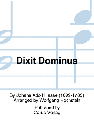 Book cover for Dixit Dominus (The Lord said unto my Lord)