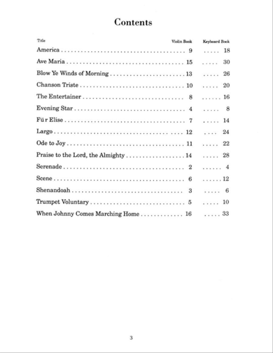 Easy Solos For Violin Easy Solos For Violin Violin Solo scores gallery preview page 4