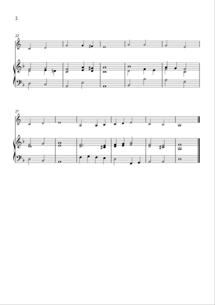 Jesus, Lover of my Soul Horn scores gallery preview page 2