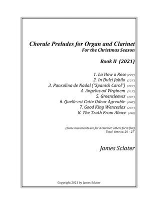 Eight Chorale Preludes for Organ and Clarinet for the Christmas Season, Book II
