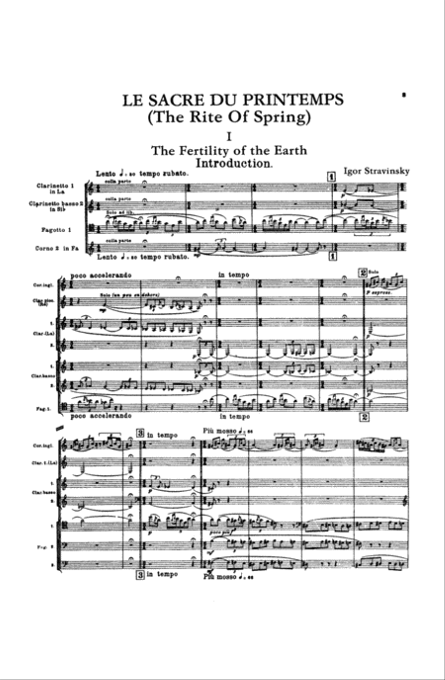 Le Sacre du Printemps (The Rite of Spring) Full Orchestra scores gallery preview page 4