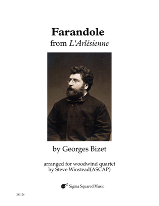 Book cover for Farandole from L'Arlesienne for Woodwind Quartet