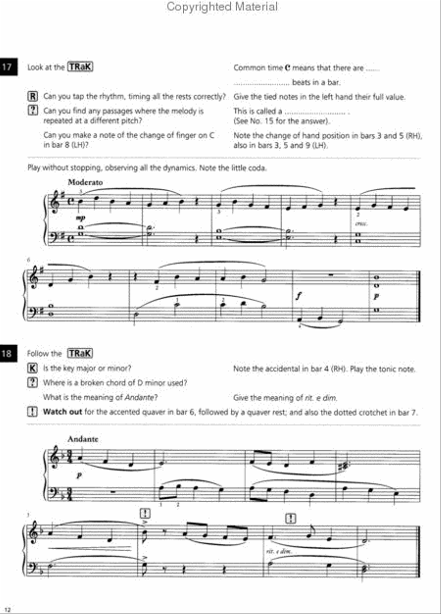 Right@Sight - Piano Grade 2 Piano Method scores gallery preview page 3