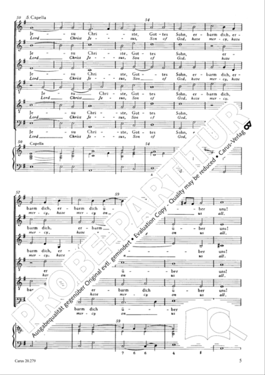 Musikalische Exequien I-III Score scores gallery preview page 8