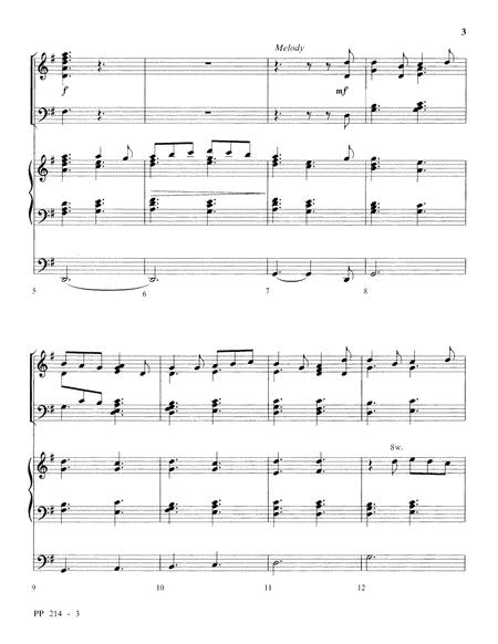 Sussex Carol Organ Score