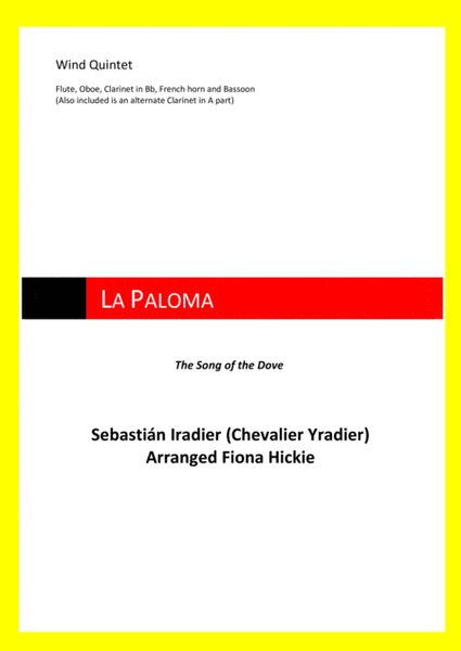 La Paloma: Wind Quintet image number null