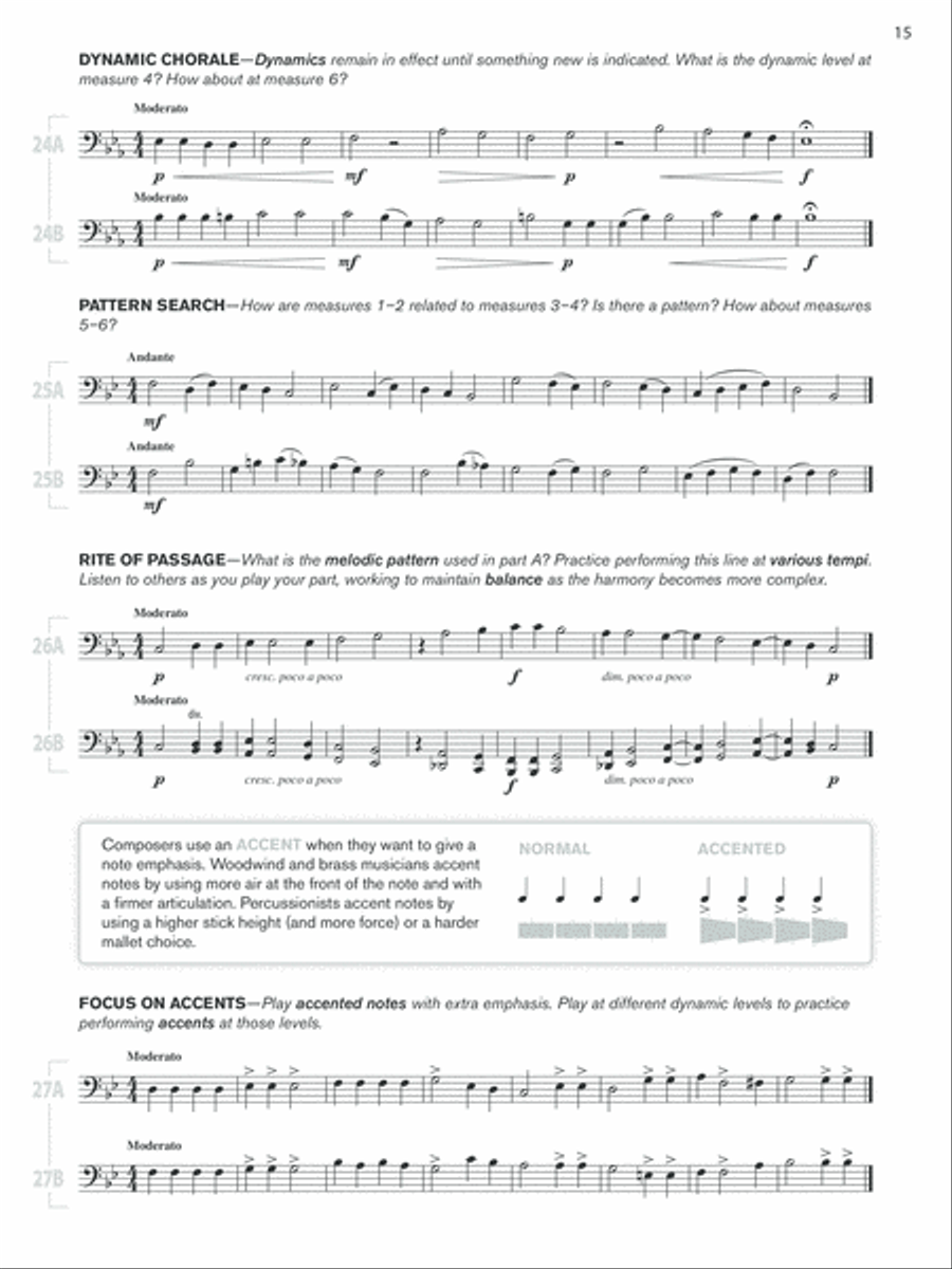 Sound Sight-Reading for Concert Band, Book 1 Concert Band Methods scores gallery preview page 3