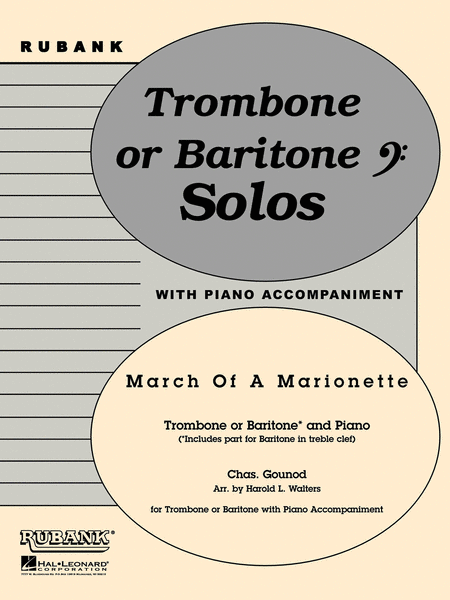 March Of A Marionette - Trombone Or Baritone (B.C.) Solos With Piano