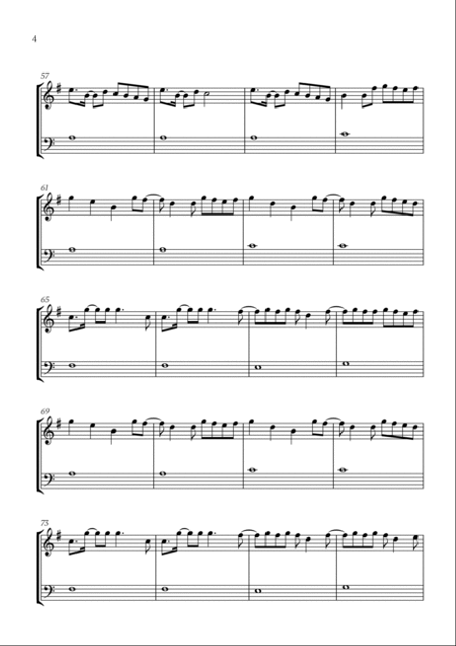 Señorita Señorita Woodwind Duet scores gallery preview page 4