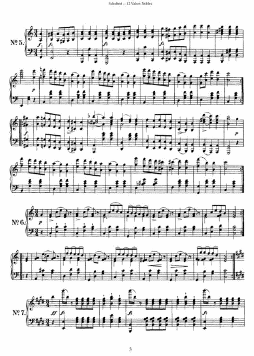 Schubert - 12 Valses Nobles D. 969, Op. 77