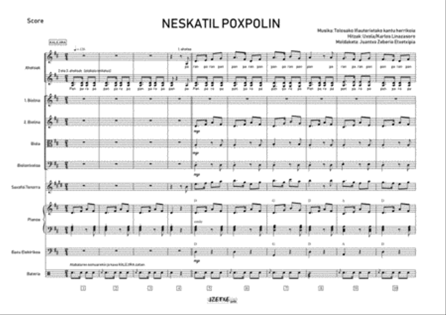 NESKATIL POXPOLIN (Score) Full Orchestra scores gallery preview page 4