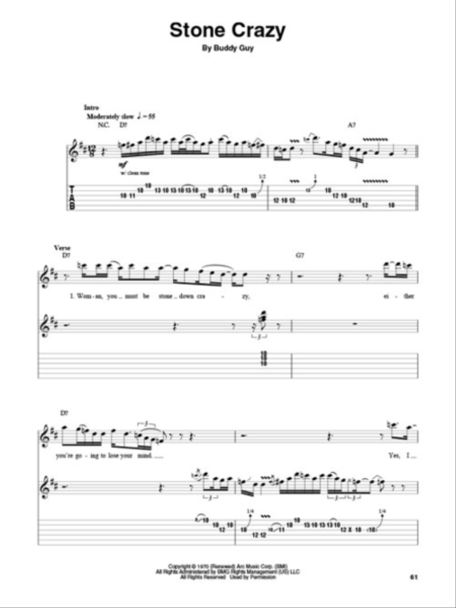 Buddy Guy Electric Guitar scores gallery preview page 5