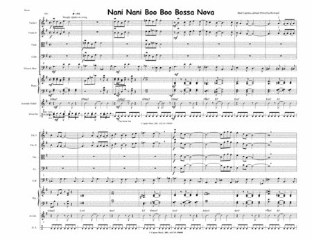 Nanni Nanni Boo Boo Bossa Nova for Jazz String Ensemble image number null