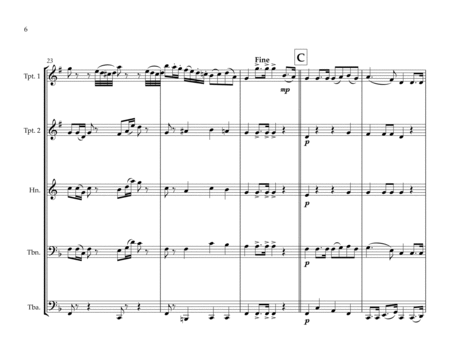 Peruvian National Anthem for Brass Quintet image number null