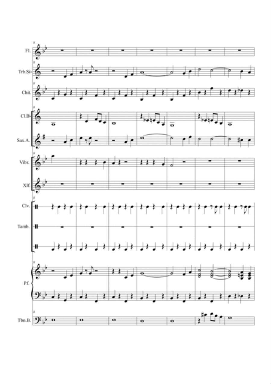 Mack The Knife Large Ensemble scores gallery preview page 2