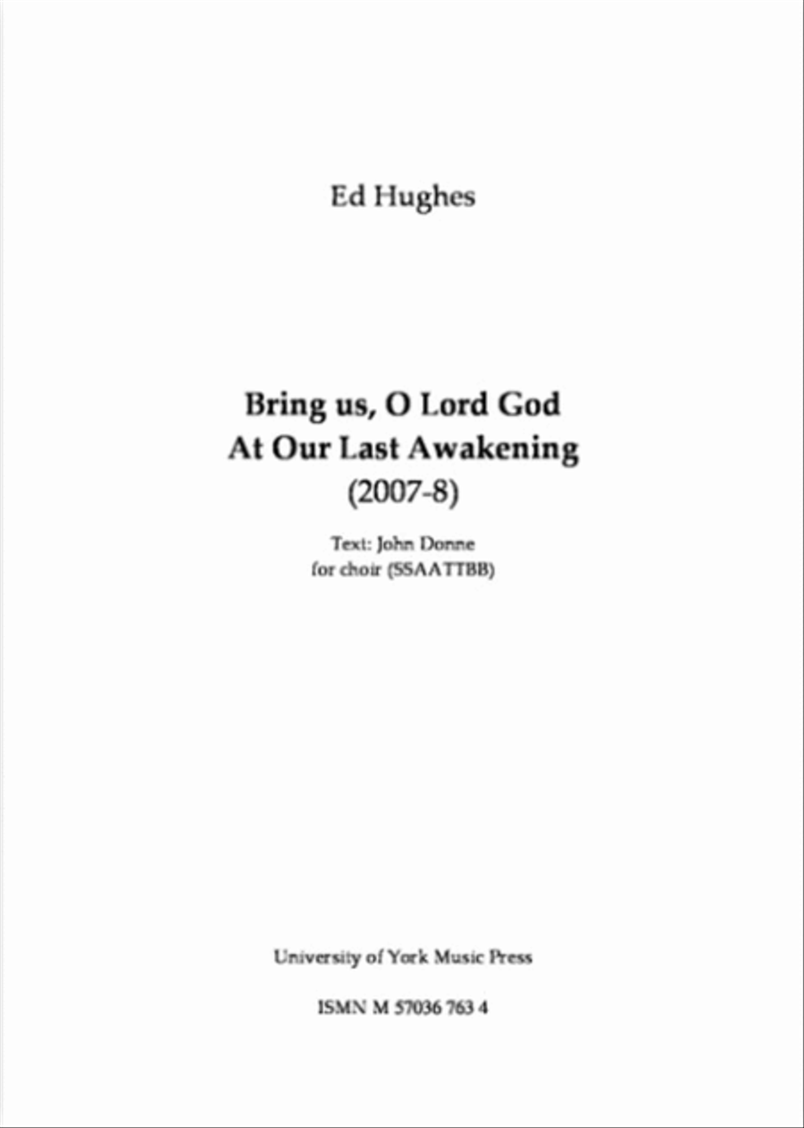 Bring us, O Lord God SSAATTBB scores gallery preview page 1