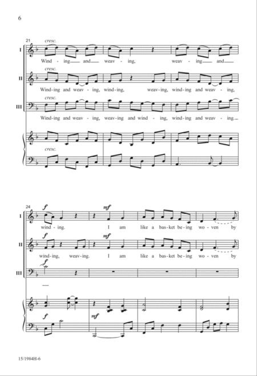 I am Being Woven 3-Part scores gallery preview page 6