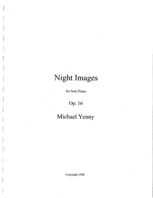 Night Images, op. 16