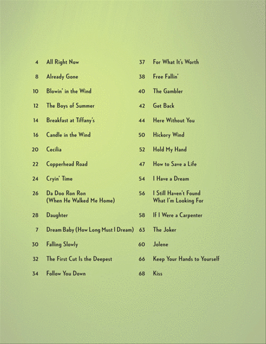 ChordBuddy Songbook – Volume 3 Electric Guitar scores gallery preview page 2