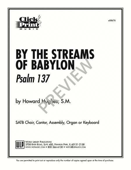 BY THE STREAMS OF BABYLON