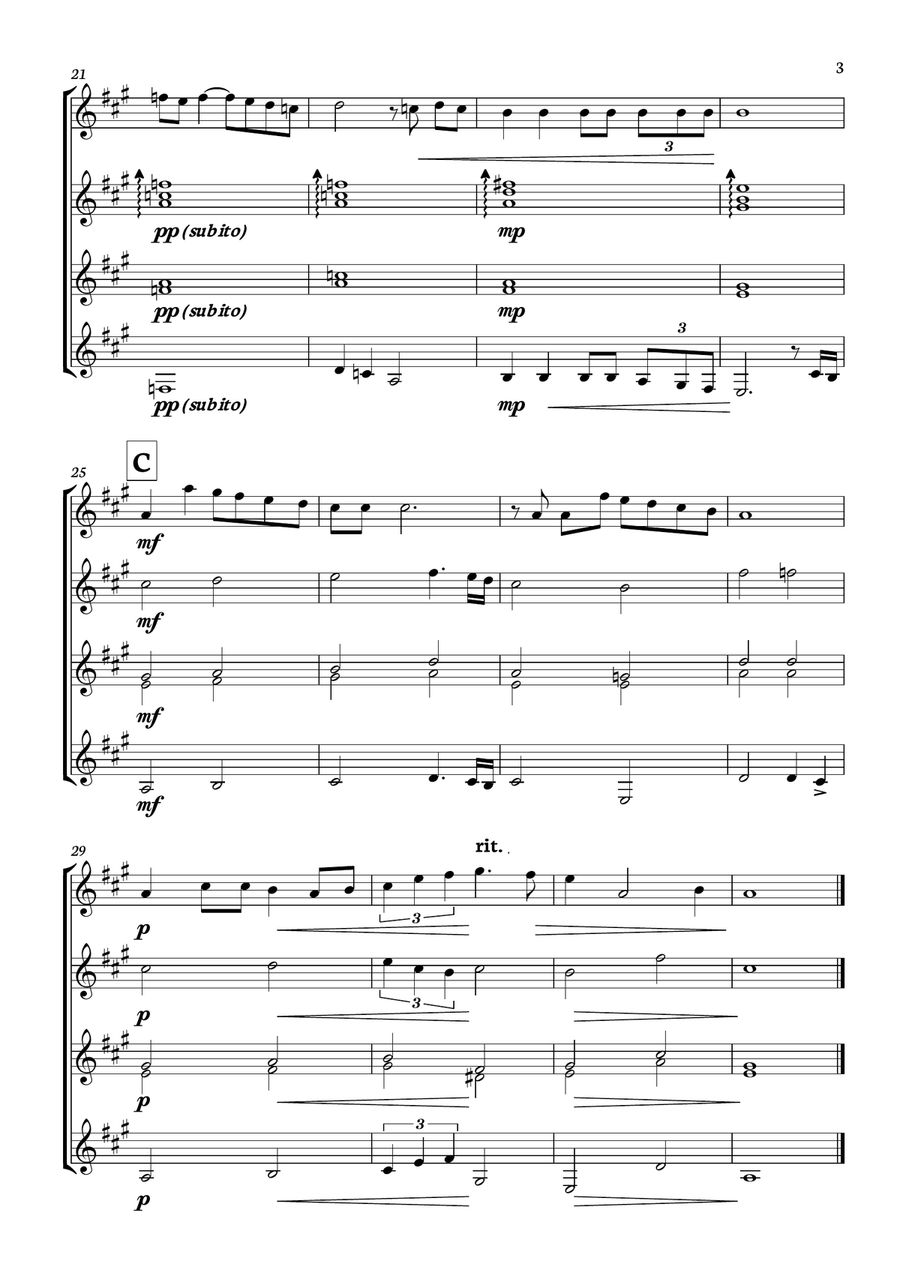 The Christmas Song (chestnuts Roasting On An Open Fire) Electric Guitar scores gallery preview page 3
