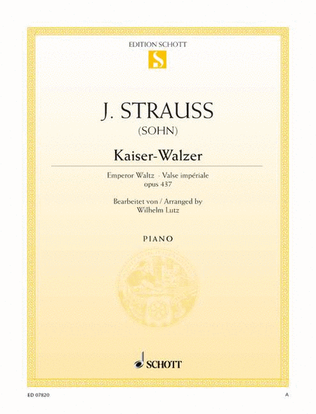 Book cover for Kaiser-Walzer, Op. 437