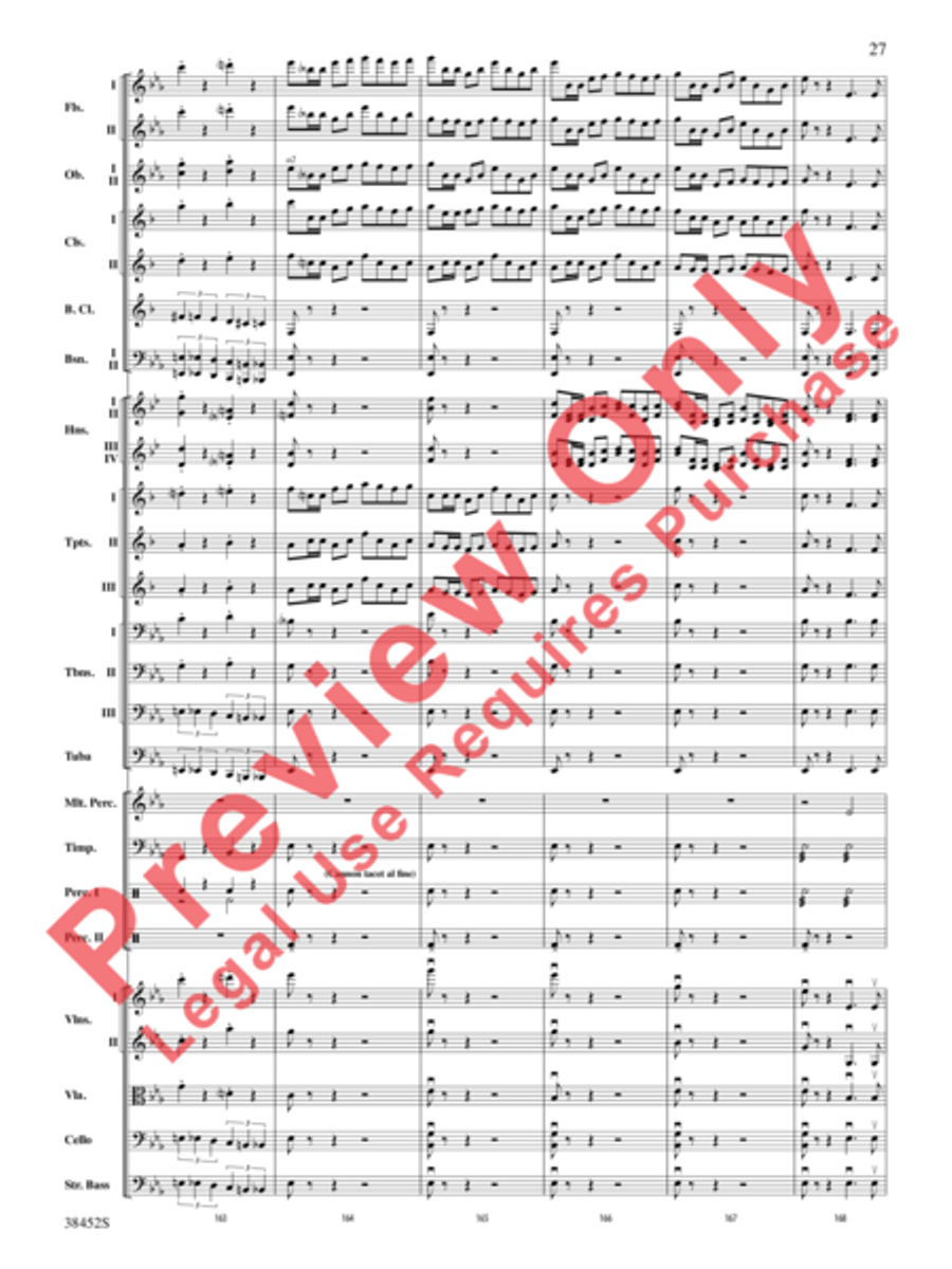 1812 Overture Full Orchestra scores gallery preview page 21