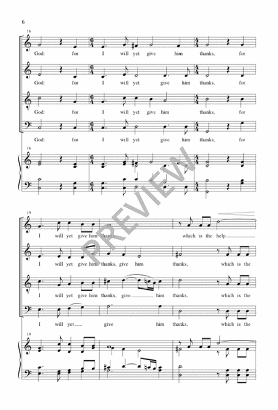 Why Art Thou So Heavy, O My Soul 4-Part scores gallery preview page 7