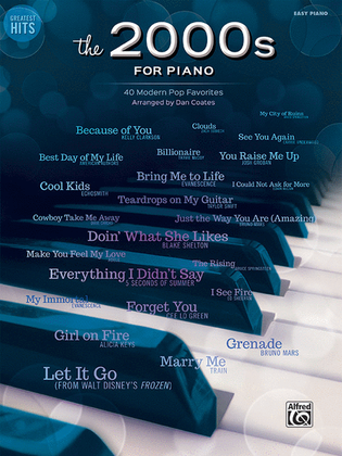 Book cover for Greatest Hits -- The 2000s for Piano
