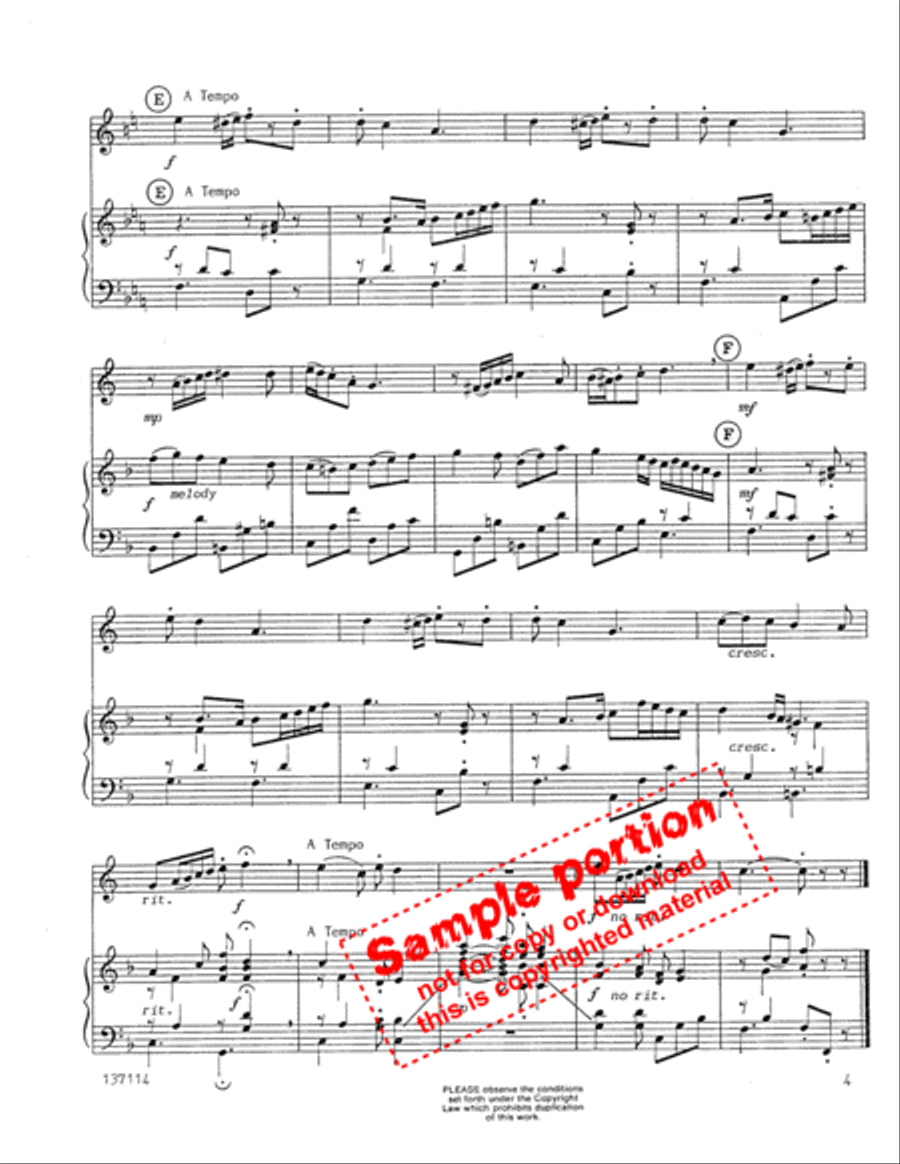 He Included Me He Included Me Horn Solo scores gallery preview page 4