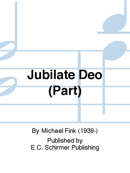 Jubilate Deo (O Be Joyful) (Trumpet 1-2 Replacement Part)