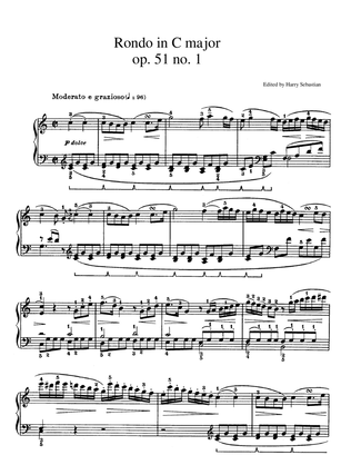 Rondo in C major op. 51 no. 1
