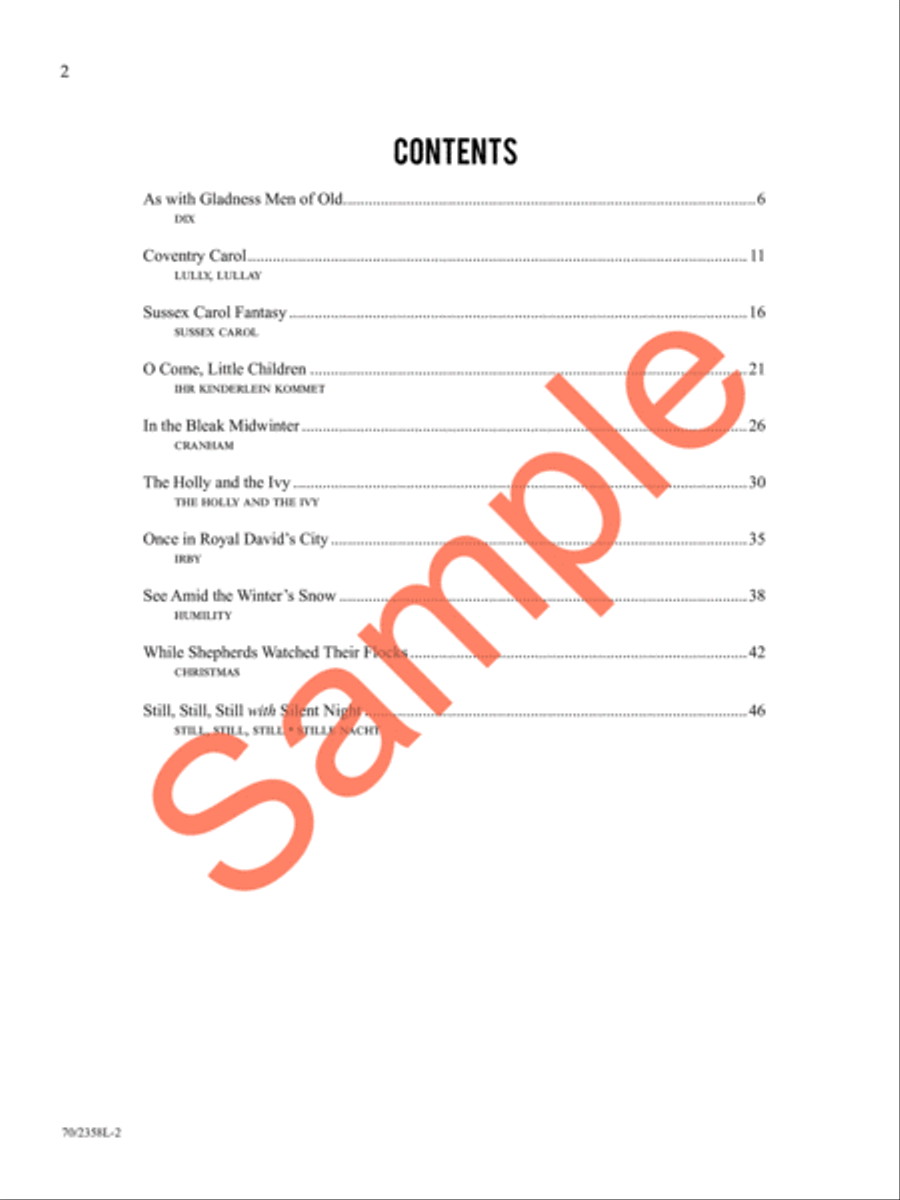 Glory Shone Around Piano Solo scores gallery preview page 3