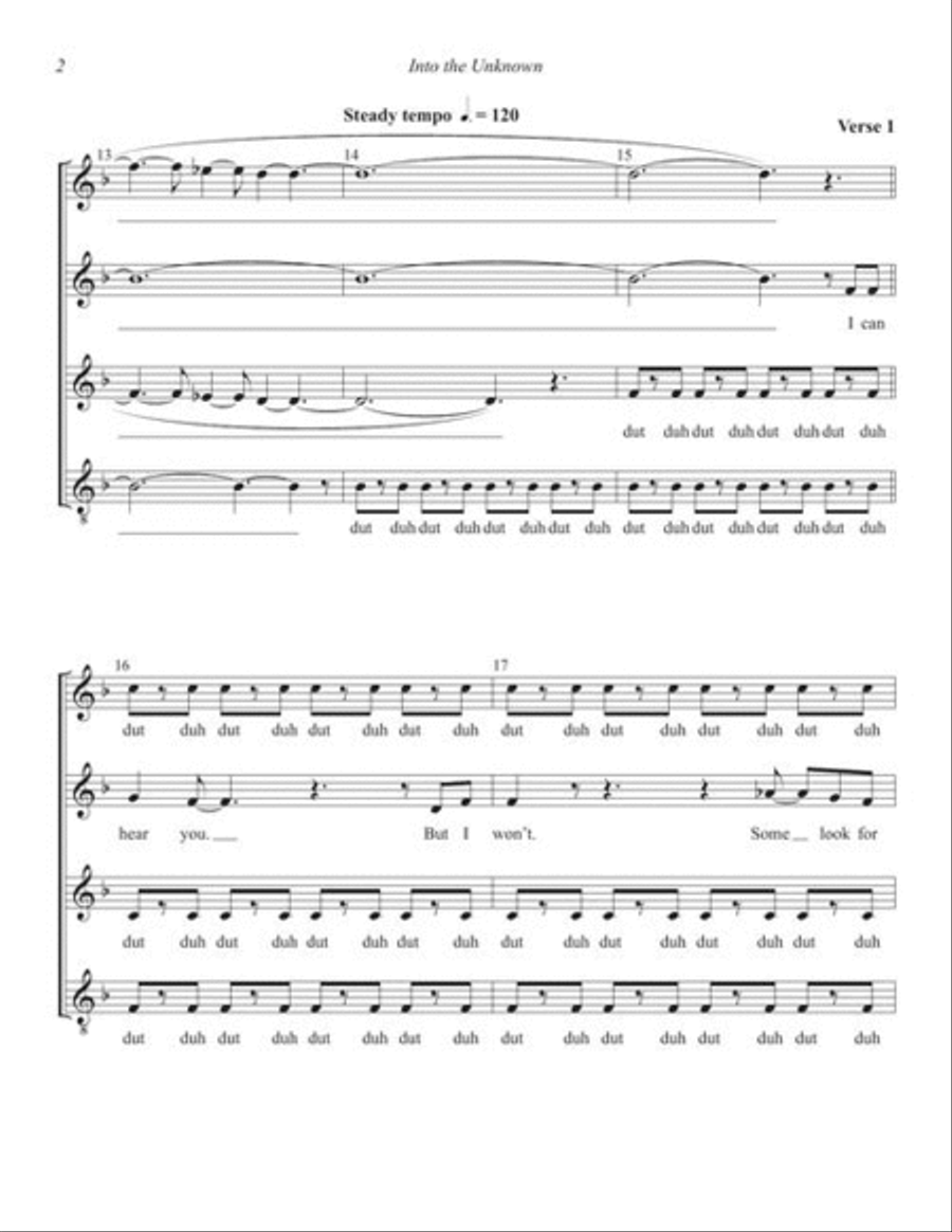 Into the Unknown SSAA scores gallery preview page 4